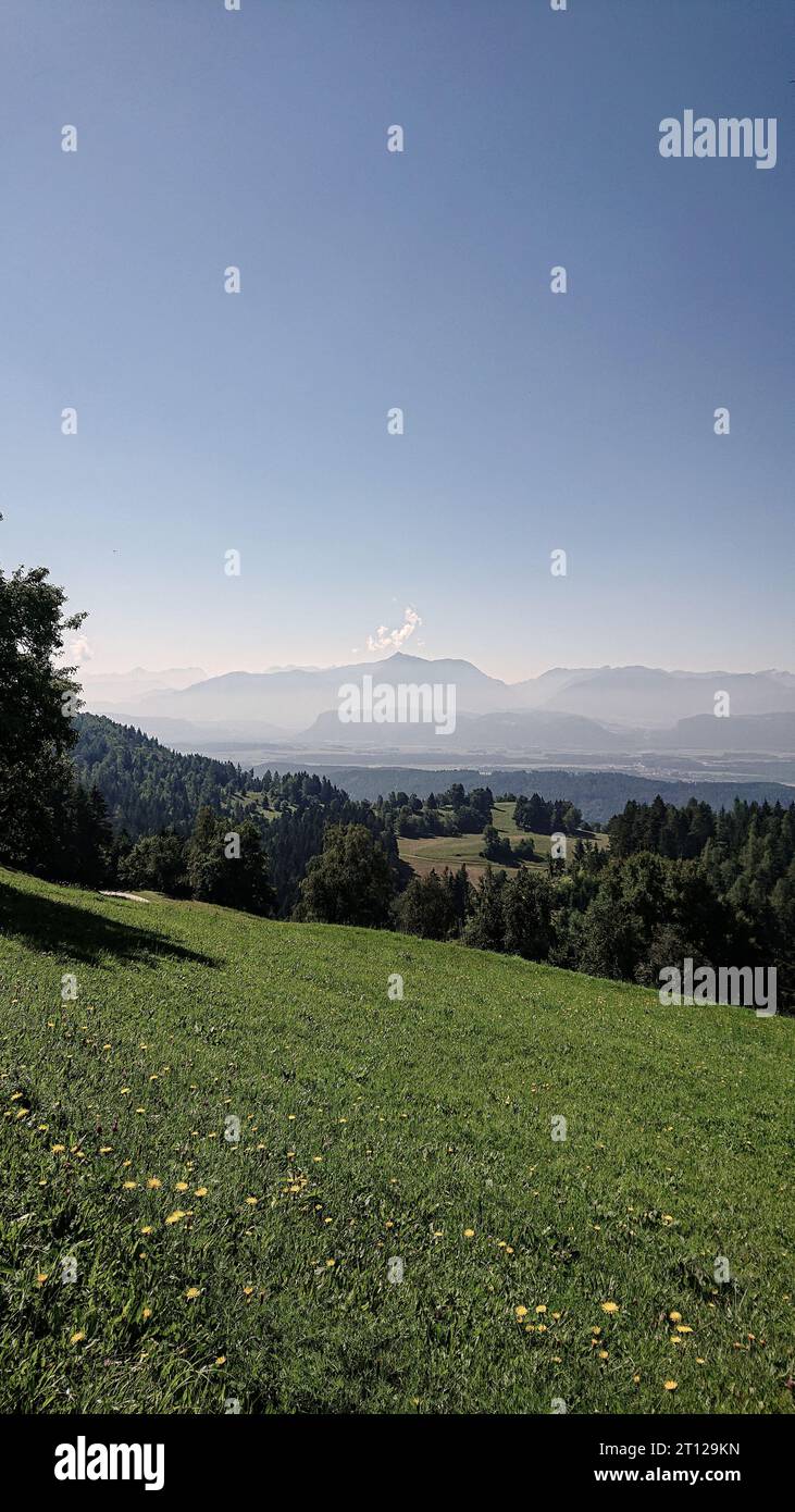 Wandern Sommer Berge Kärnten Foto Stock