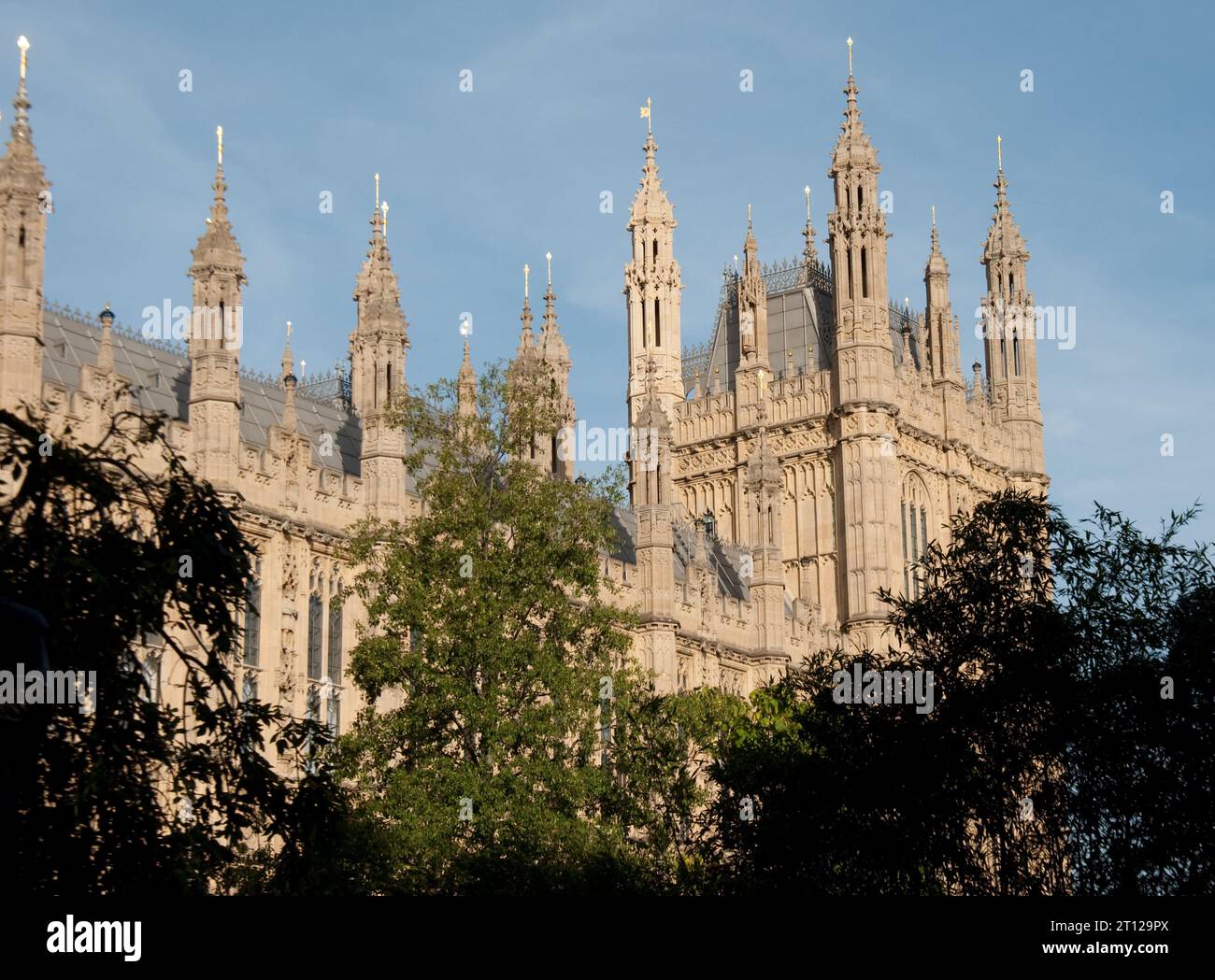 Parliament Buildings, Westminster; Londra, Regno Unito Foto Stock