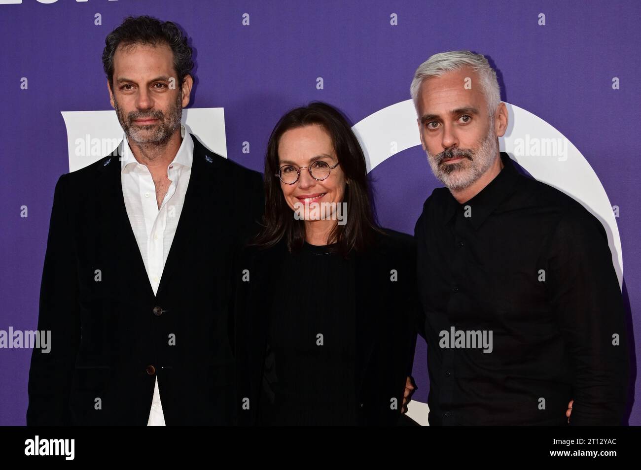 Royal Festival Hall, Londra, Regno Unito. 10 ottobre 2023. Emile Sherman, Samantha Lang partecipa al FEE - 67th BFI London Film Festival 2023, Londra, Regno Unito. Credito: Vedere li/Picture Capital/Alamy Live News Foto Stock