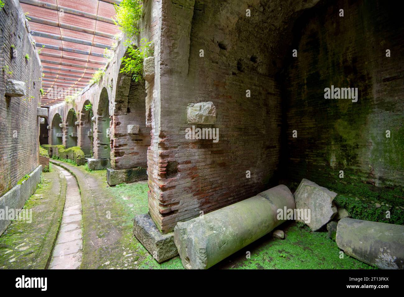 Anfiteatro di Capua a Santa Maria Capua Vetere - Italia Foto Stock