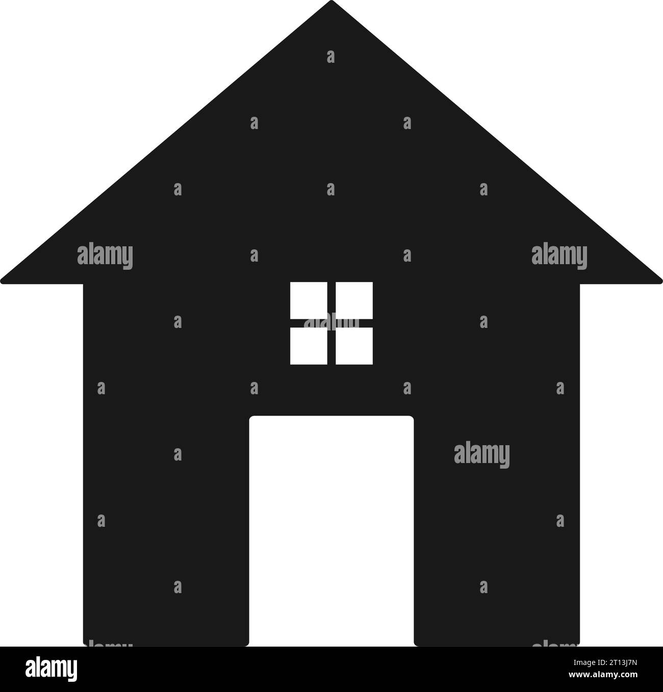 icona della casa disegno illustrativo vettoriale Illustrazione Vettoriale