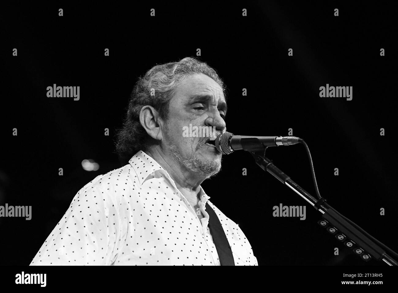 Rio de Janeiro, Brasile, 22 settembre 2023. Cantante Zé Ramalho durante un concerto al Qualistage, nella città di Rio de Janeiro. Foto Stock