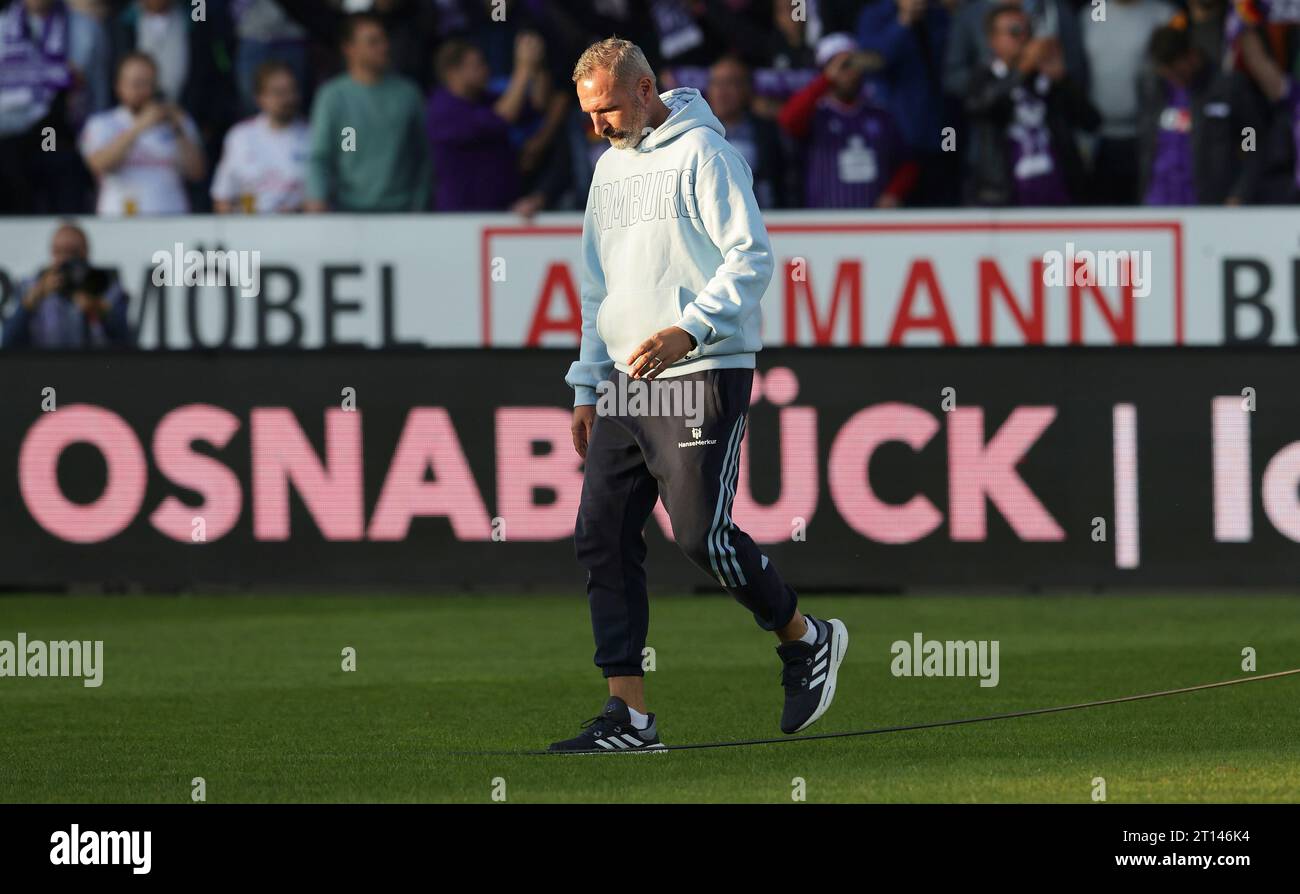 Firo: 09/22/2023 calcio: Calcio: 2.Bundesliga VFL Osnabruck - HSV Amburgo HSV Amburgo Amburgo Amburgo HSV Amburgo Amburgo Amburgo Amburgo HSV Amburgo Amburgo allenatore Tim Walter Foto Stock