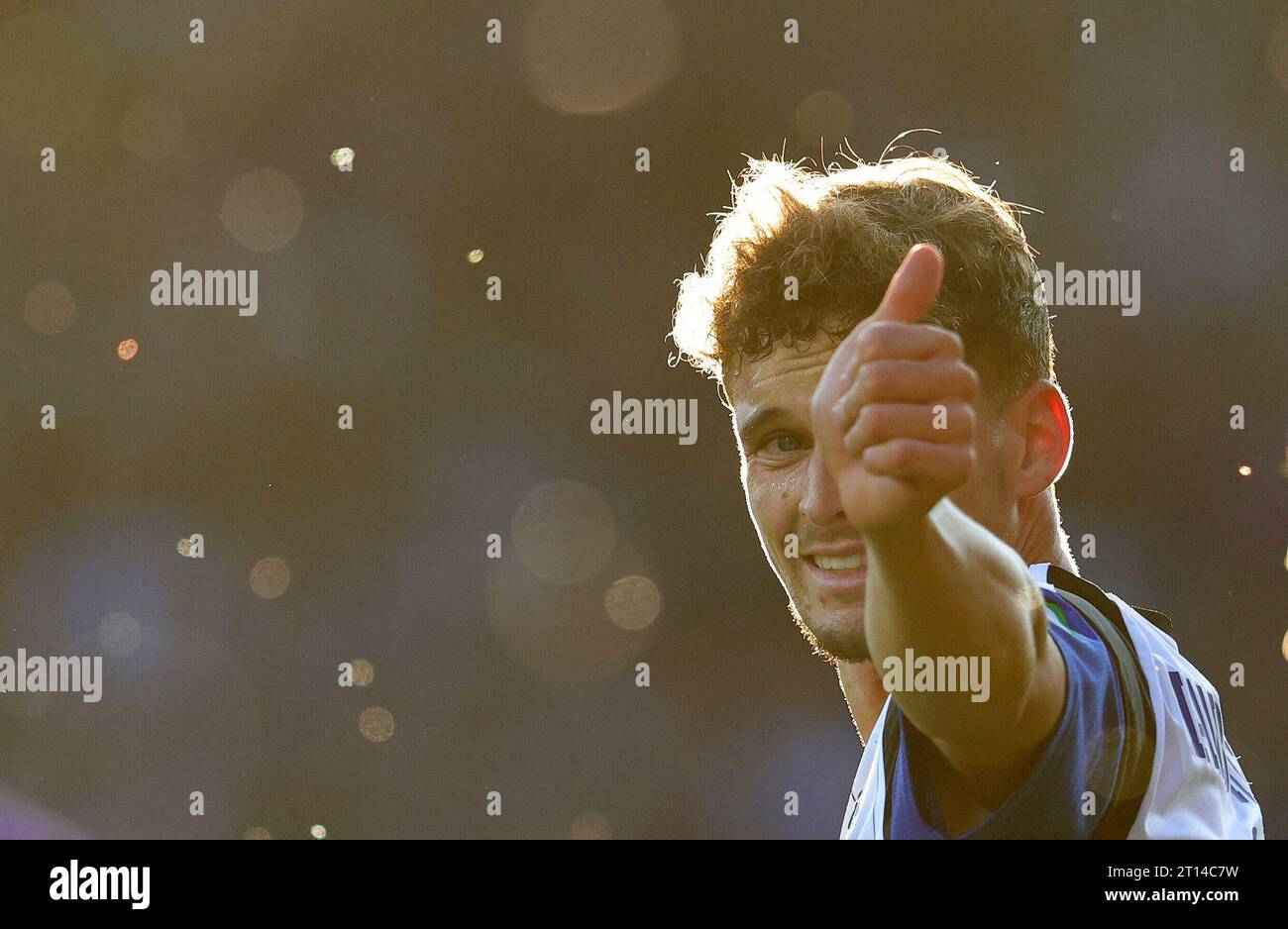 Firo: 09/22/2023 calcio: Calcio: 2° Bundesliga VFL Osnabruck - HSV Hamburg HSV Hamburg Hamburg Hamburg 2:1 Moritz Heyer, gesture, versuslicht, HSV Hamburg Foto Stock