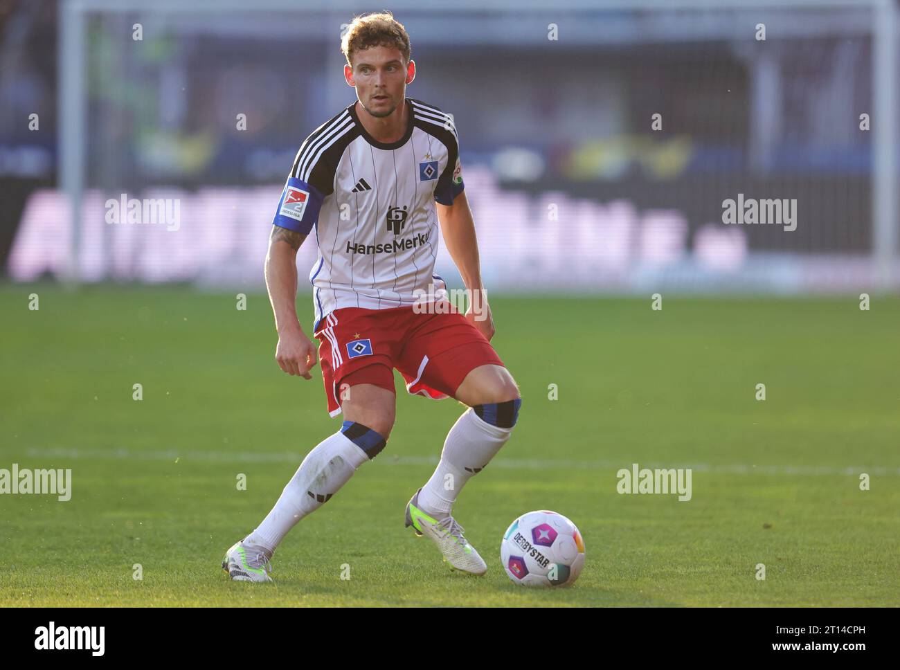 Firo: 09/22/2023 calcio: Calcio: 2° Bundesliga VFL Osnabruck - HSV Hamburg HSV Hamburg Hamburg Hamburg 2:1 Moritz Heyer, azione individuale, HSV Hamburg Hamburg Foto Stock