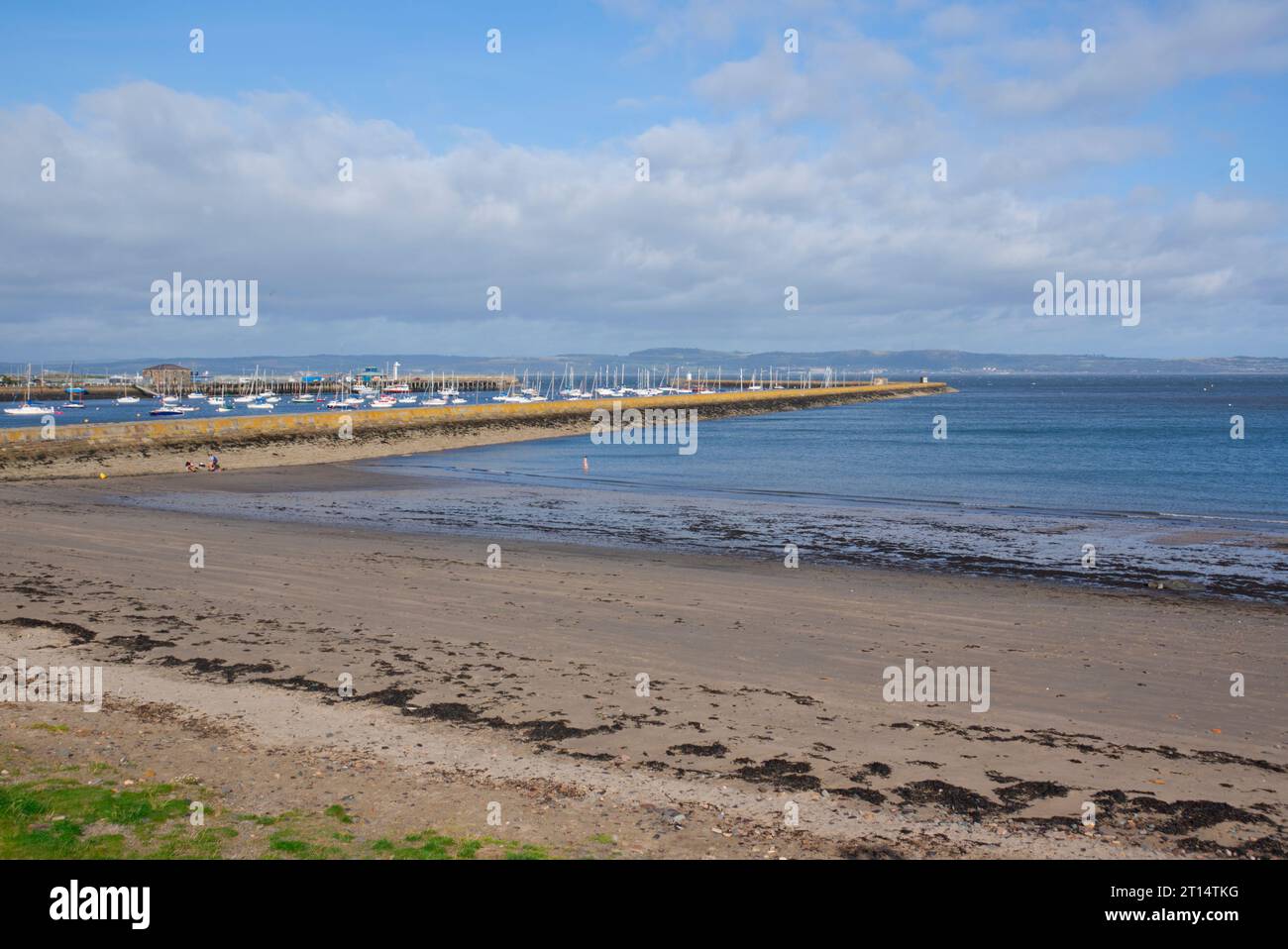 Granton Beach, Midlothian Foto Stock