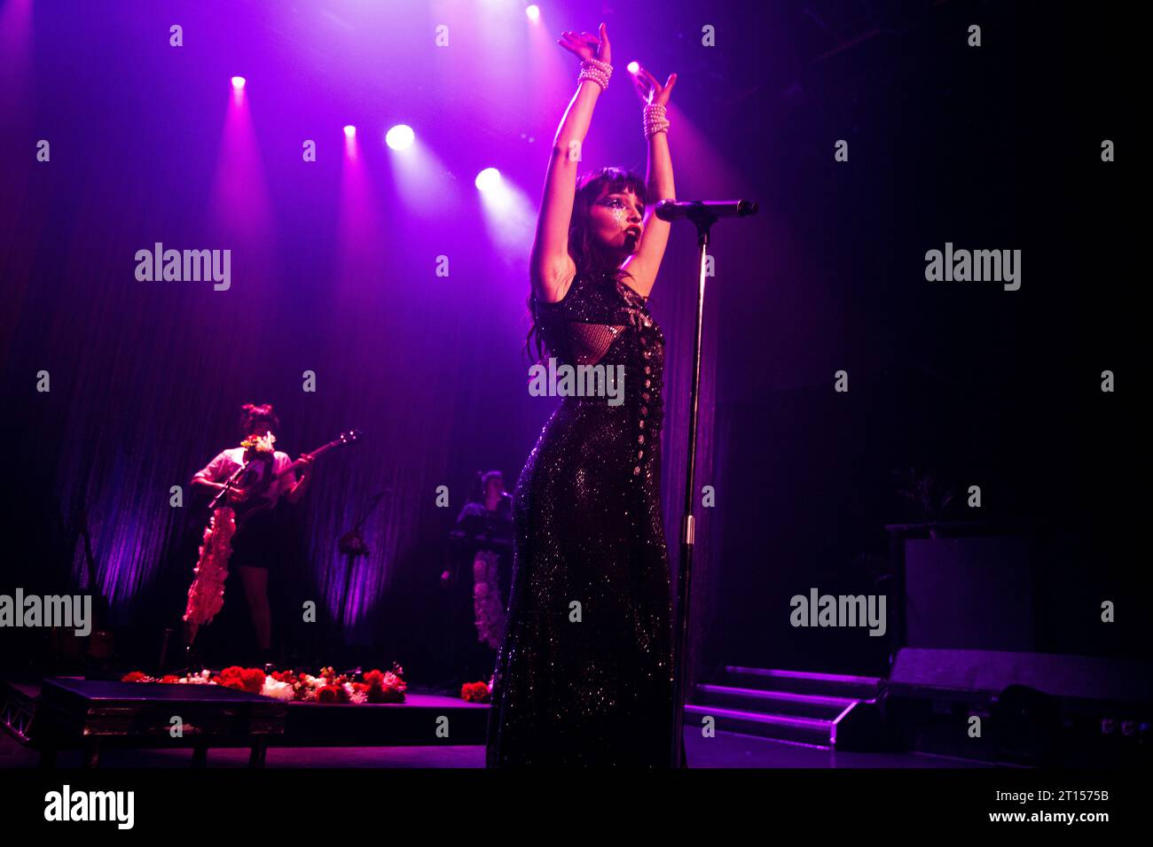 Lauren Mayberry si esibisce al KOKO il 9 ottobre 2023 a Londra, in Inghilterra. Foto Stock