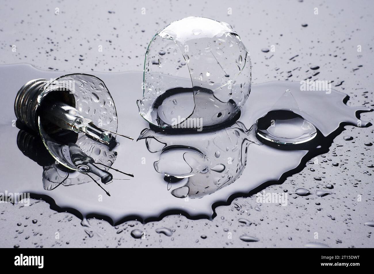 La fine della luce Foto Stock