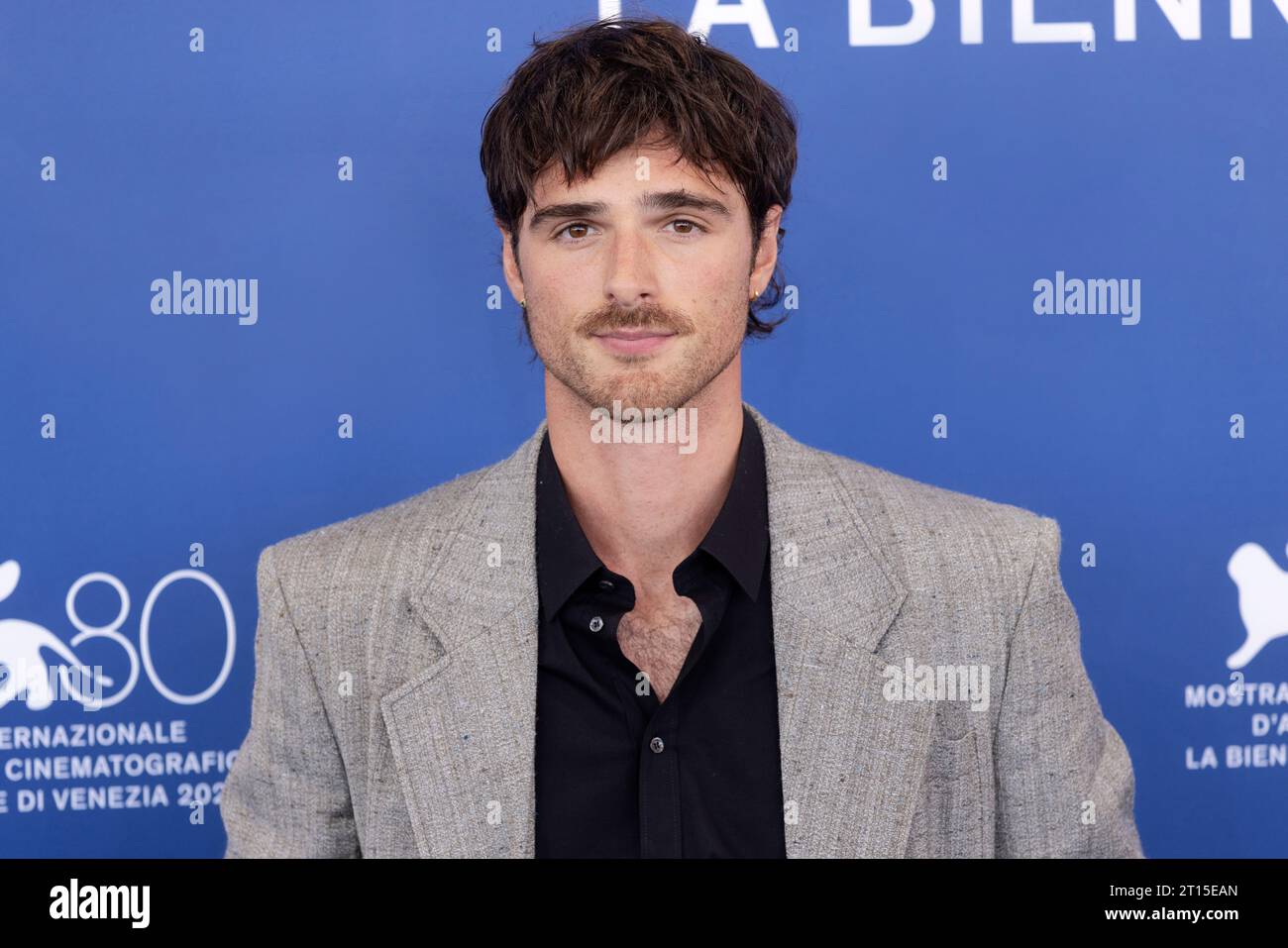 VENEZIA, ITALIA - 04 SETTEMBRE: Jacob Elordi partecipa al Photo-call per il film "Priscilla" alla 80° Mostra Internazionale d'Arte cinematografica di Venezia del settembre Foto Stock