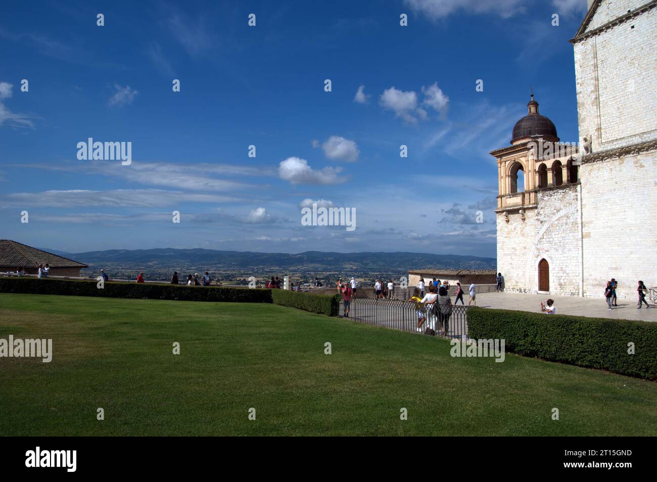 La Basilica di San Francesco ad Assisi Foto Stock