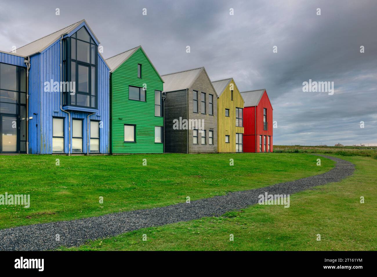 John o'Groats in Scozia è il punto più settentrionale della terraferma britannica. Foto Stock