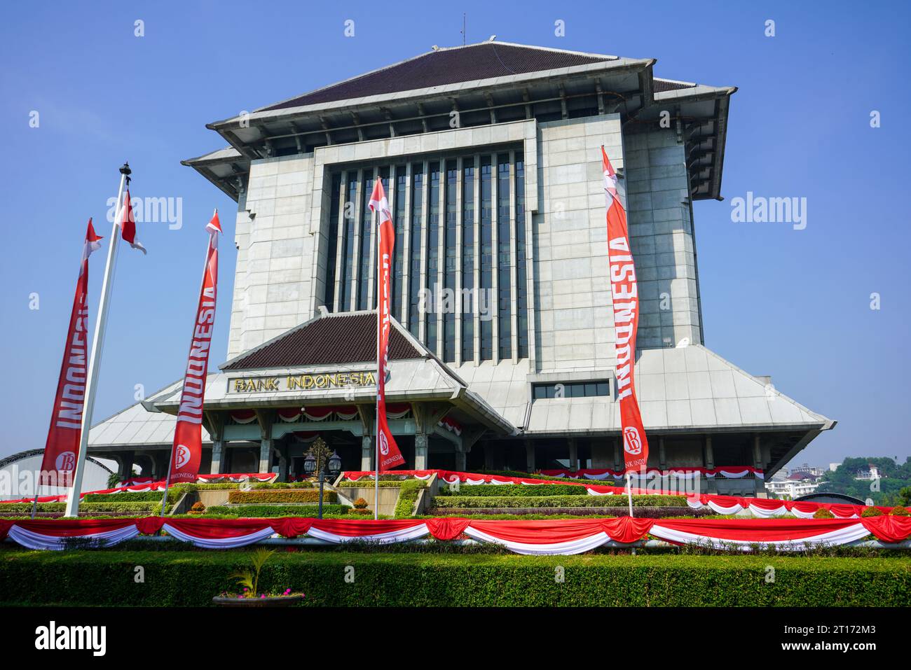 La Bank Indonesia (BI) è la banca centrale della Repubblica di Indonesia. Ha sostituito nel 1953 la Bank of Java (olandese: De Javasche Bank, DJB). Foto Stock