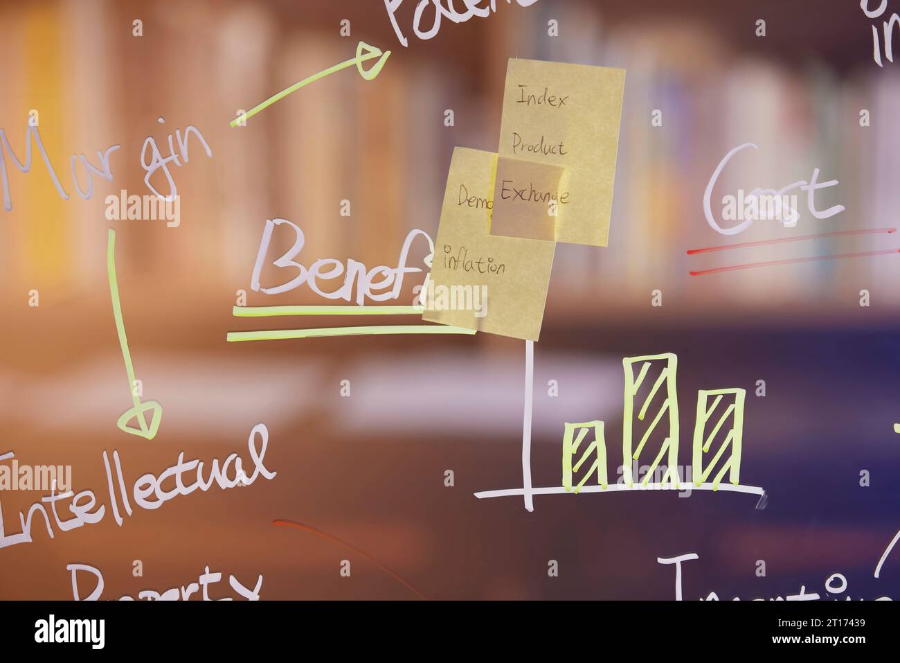 Analisi accurata della situazione attuale per un futuro di successo che può aiutare con il marketing Foto Stock