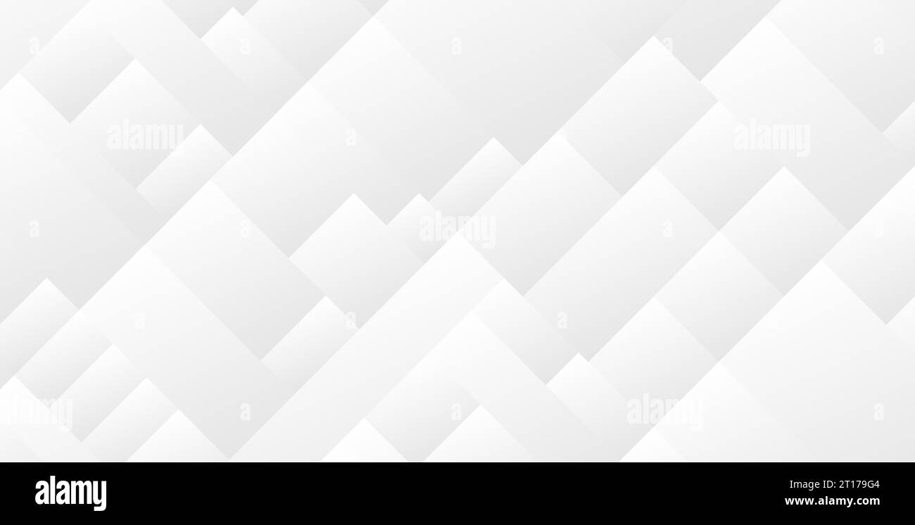 Tessere bianche e grigie astratte sfondo mosaico geometrico. Design aziendale Vector Tech Illustrazione Vettoriale