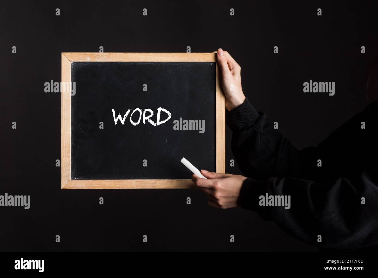 Simbolo per scrivere parole e comprensione del linguaggio simbolo per scrivere parole e credito linguistico: Imago/Alamy Live News Foto Stock
