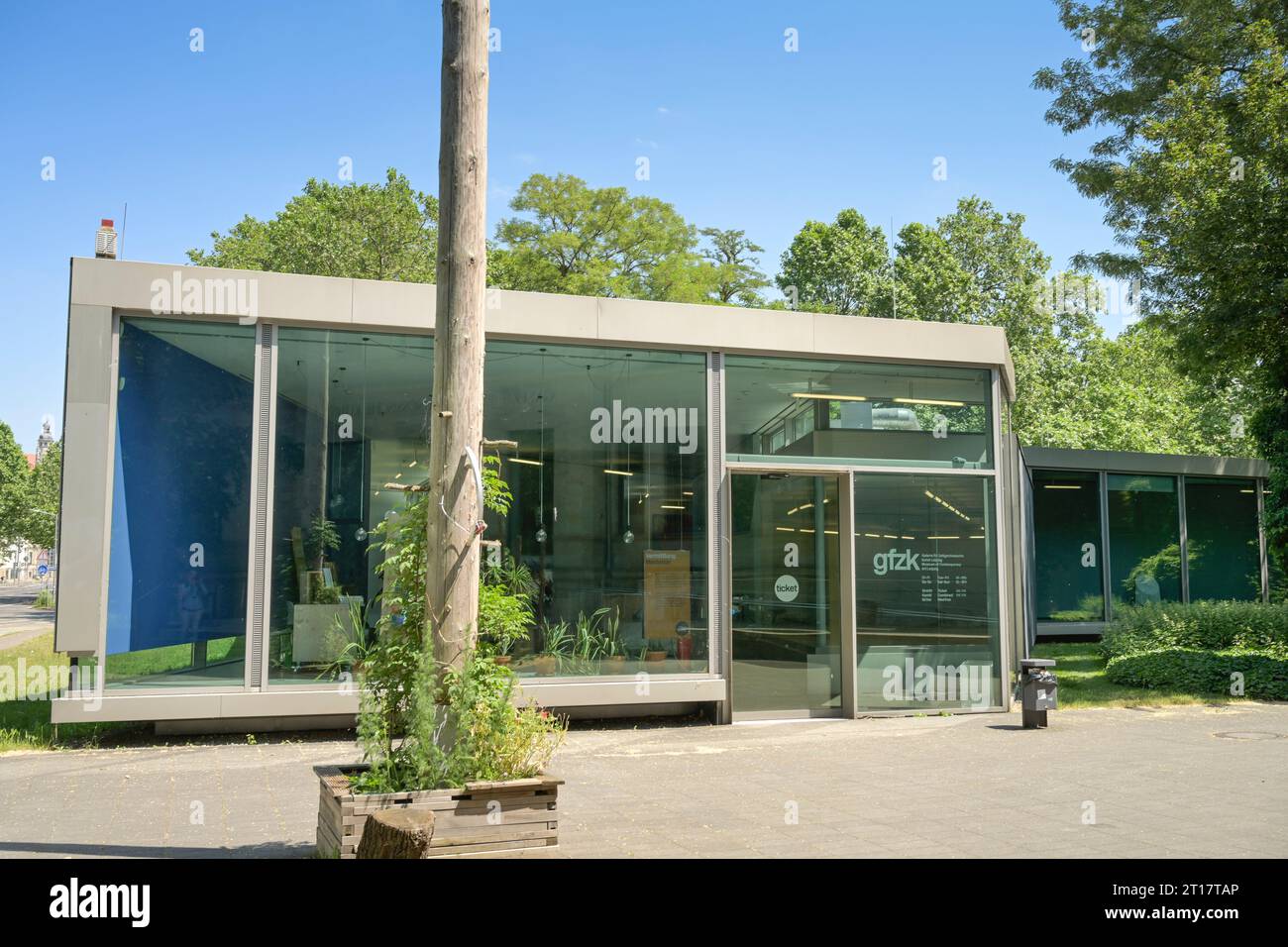 Galerie für Zeitgenössische Kunst, Karl-Tauchnitz-Straße, Lipsia, Sachsen, Deutschland Foto Stock