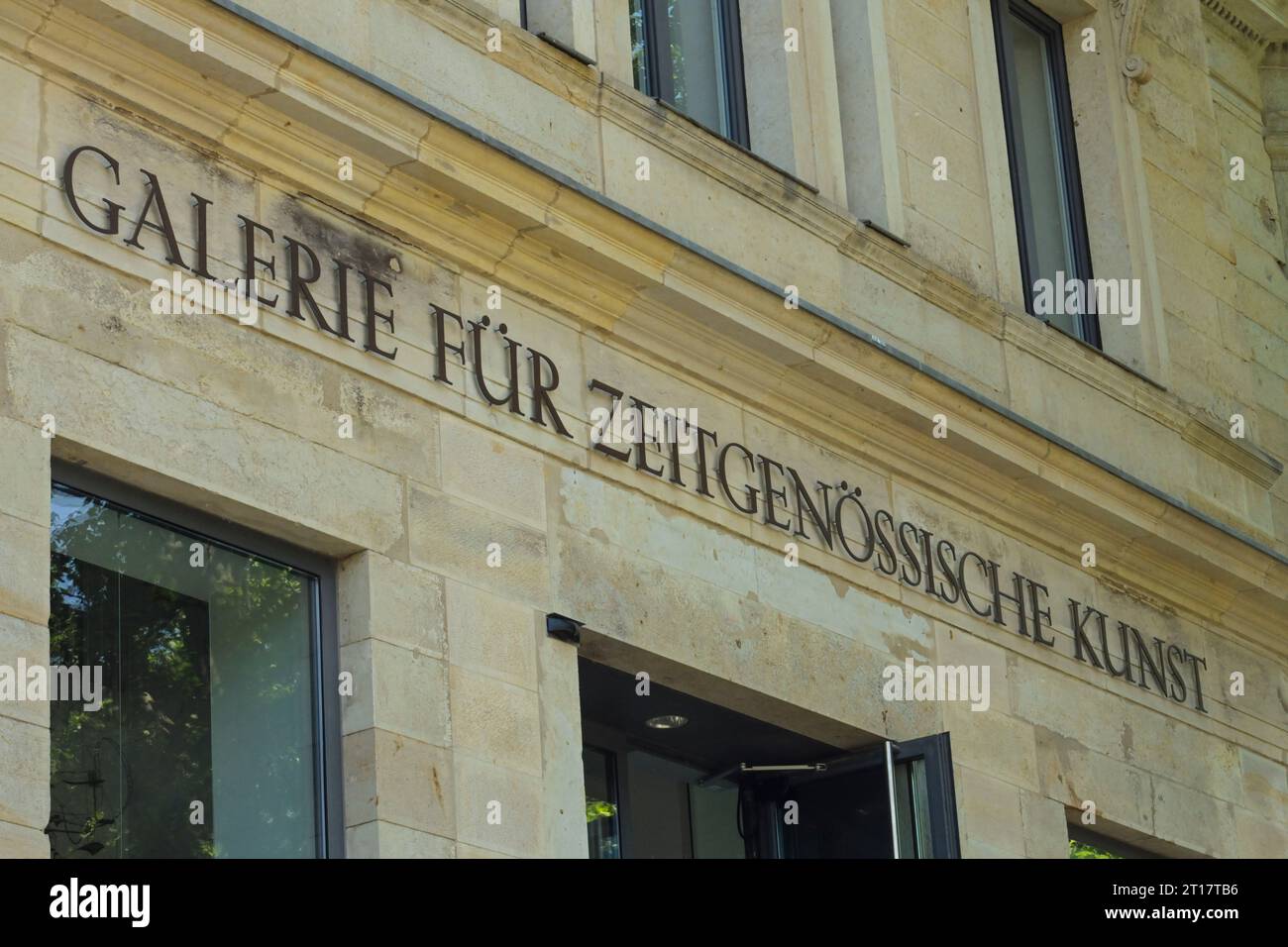 Galerie für Zeitgenössische Kunst, Karl-Tauchnitz-Straße, Lipsia, Sachsen, Deutschland Foto Stock
