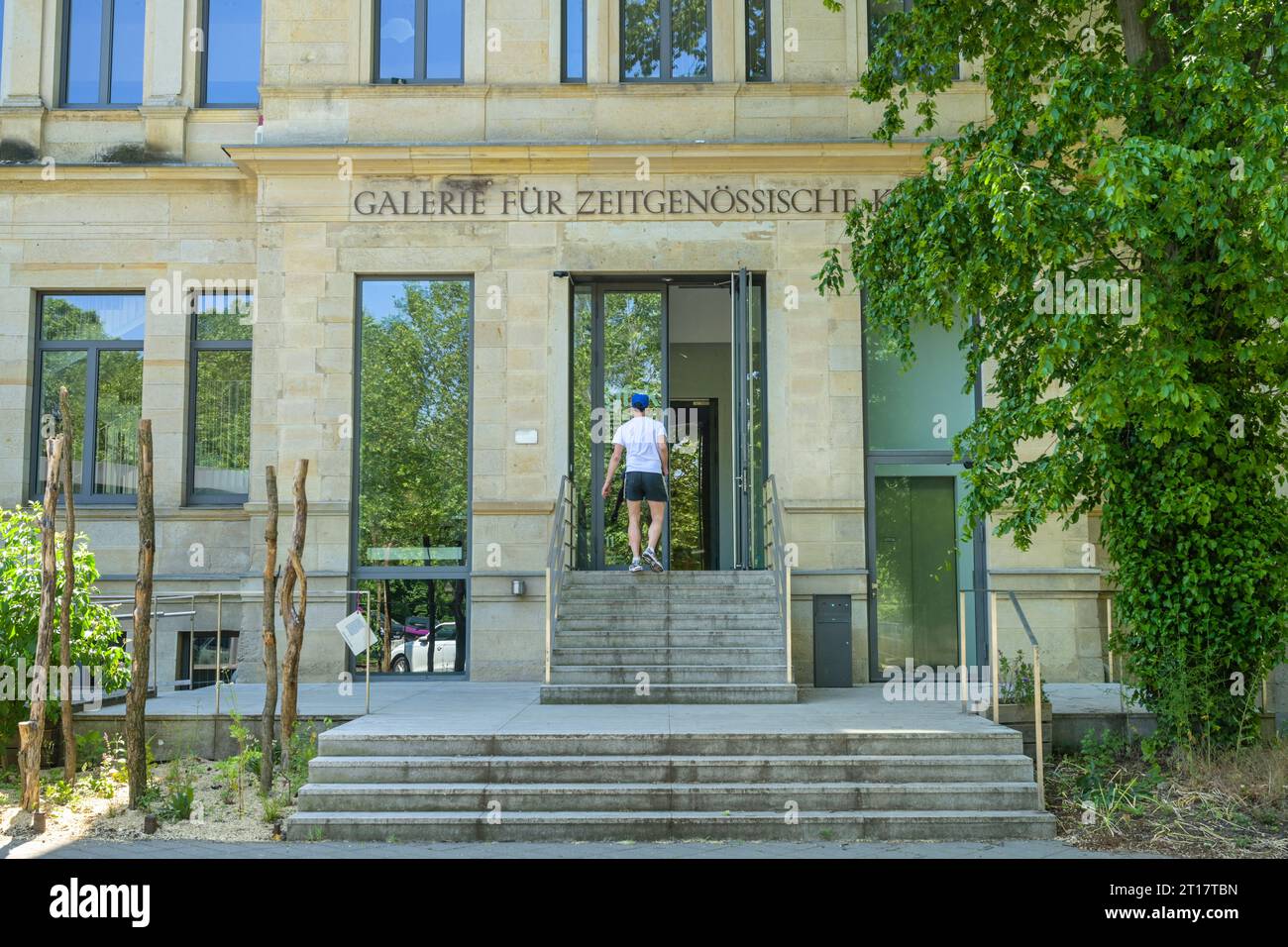 Galerie für Zeitgenössische Kunst, Karl-Tauchnitz-Straße, Lipsia, Sachsen, Deutschland Foto Stock