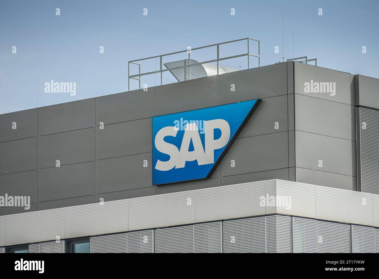 SAP Deutschland se Zentrale , Hasso-Plattner-Ring, Walldorf, Baden-Württemberg, Deutschland Foto Stock