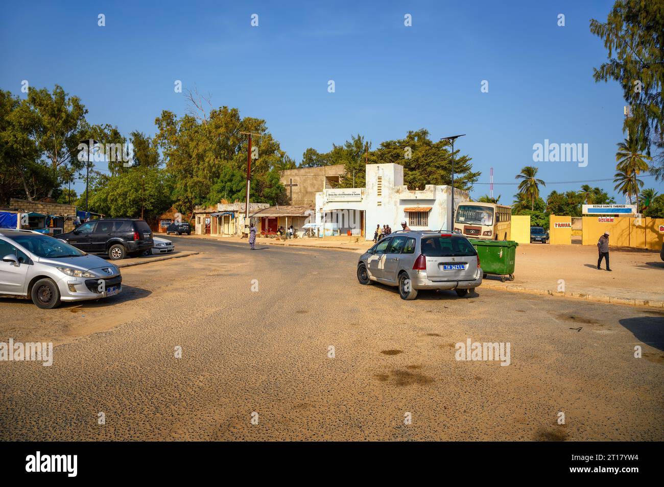 Joal Fadiouth, Senegal, un pittoresco villaggio su un'isola unica Foto Stock