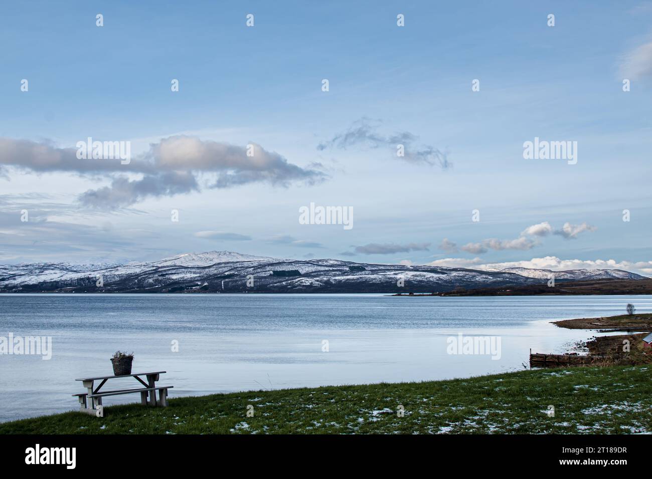 Paesaggio spettacolare della Norvegia Foto Stock