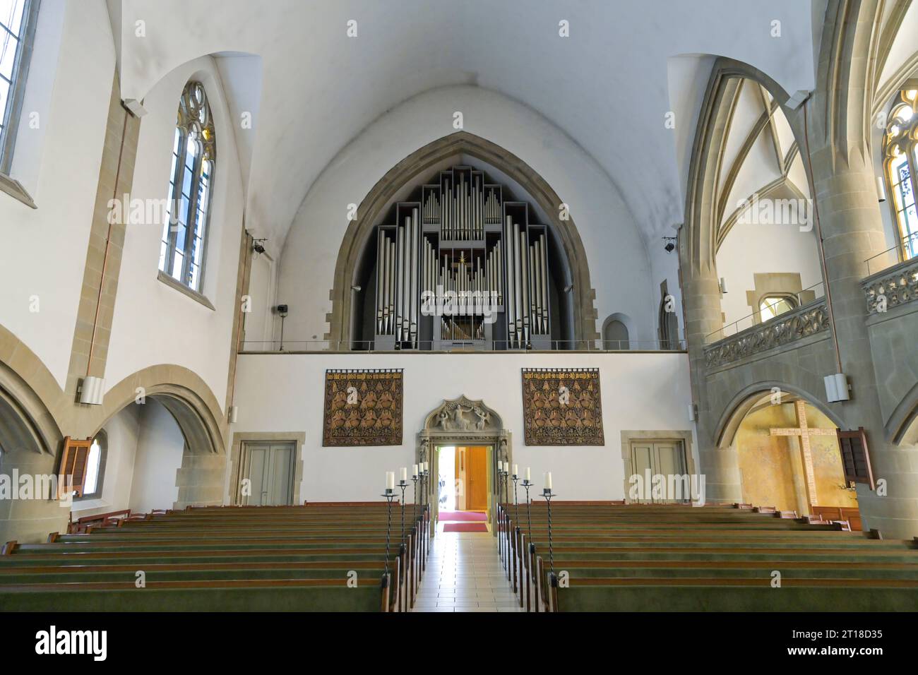 Orgel, Grunewaldkirche, Bismarckallee, Grunewald, Charlottenburg-Wilmersdorf, Berlin, Deutschland *** Local Caption *** , Berlin, Deutschland Foto Stock