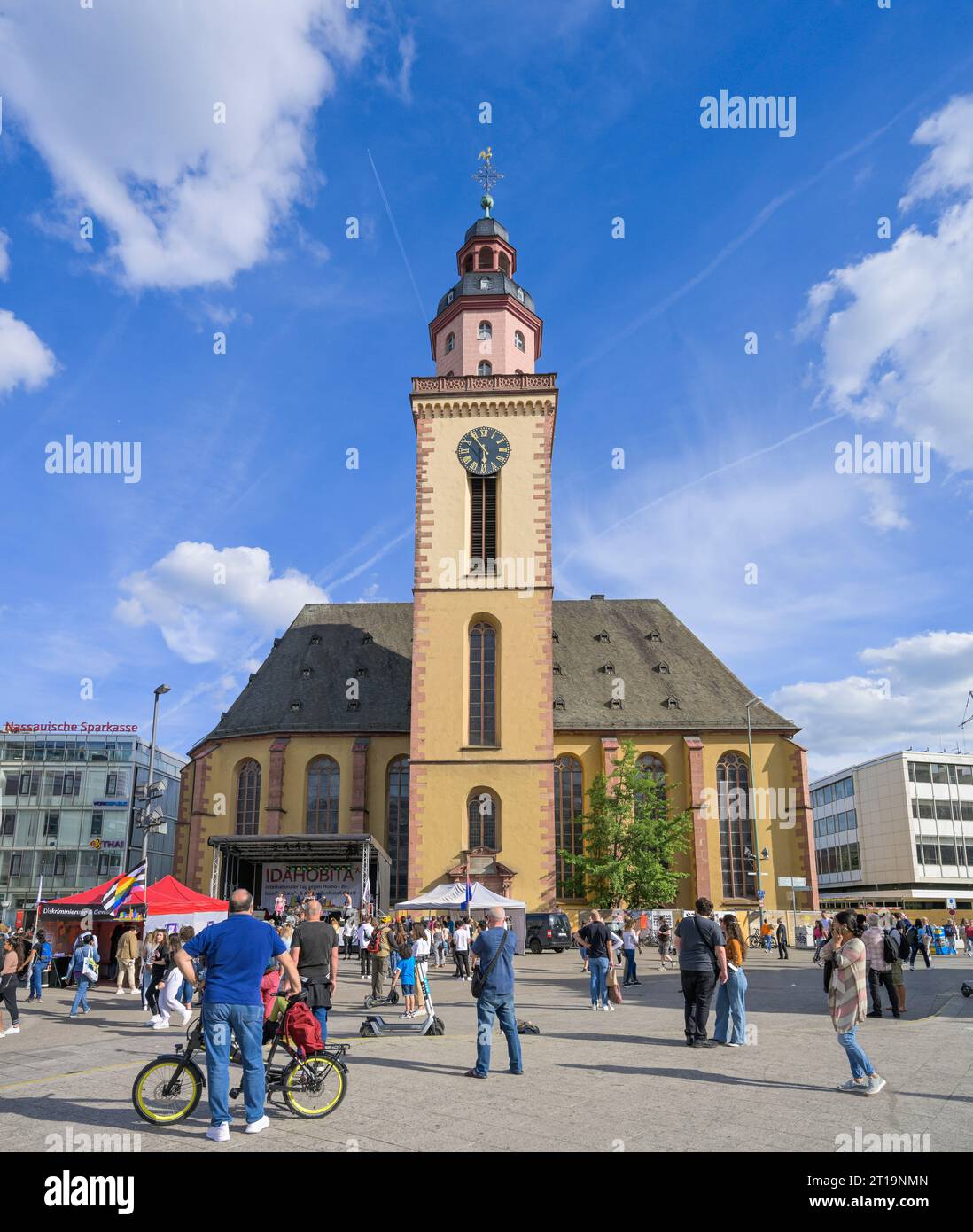 Katharinenkirche, an der Hauptwache, Francoforte sul meno, Assia, Germania Foto Stock