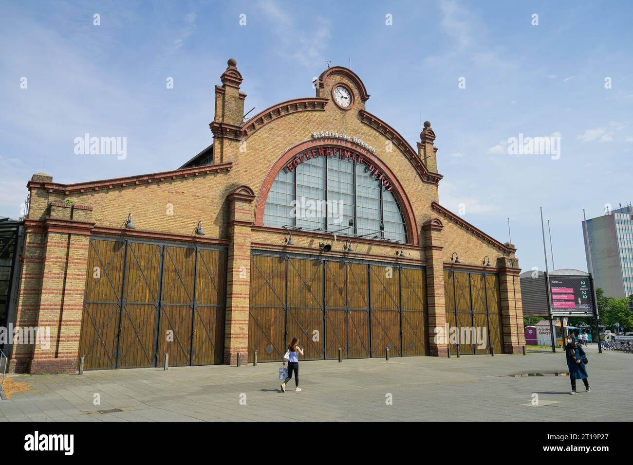 Bockenheimer Depot, Städtische Bühnen, Francoforte sul meno, Hessen, Germania Foto Stock