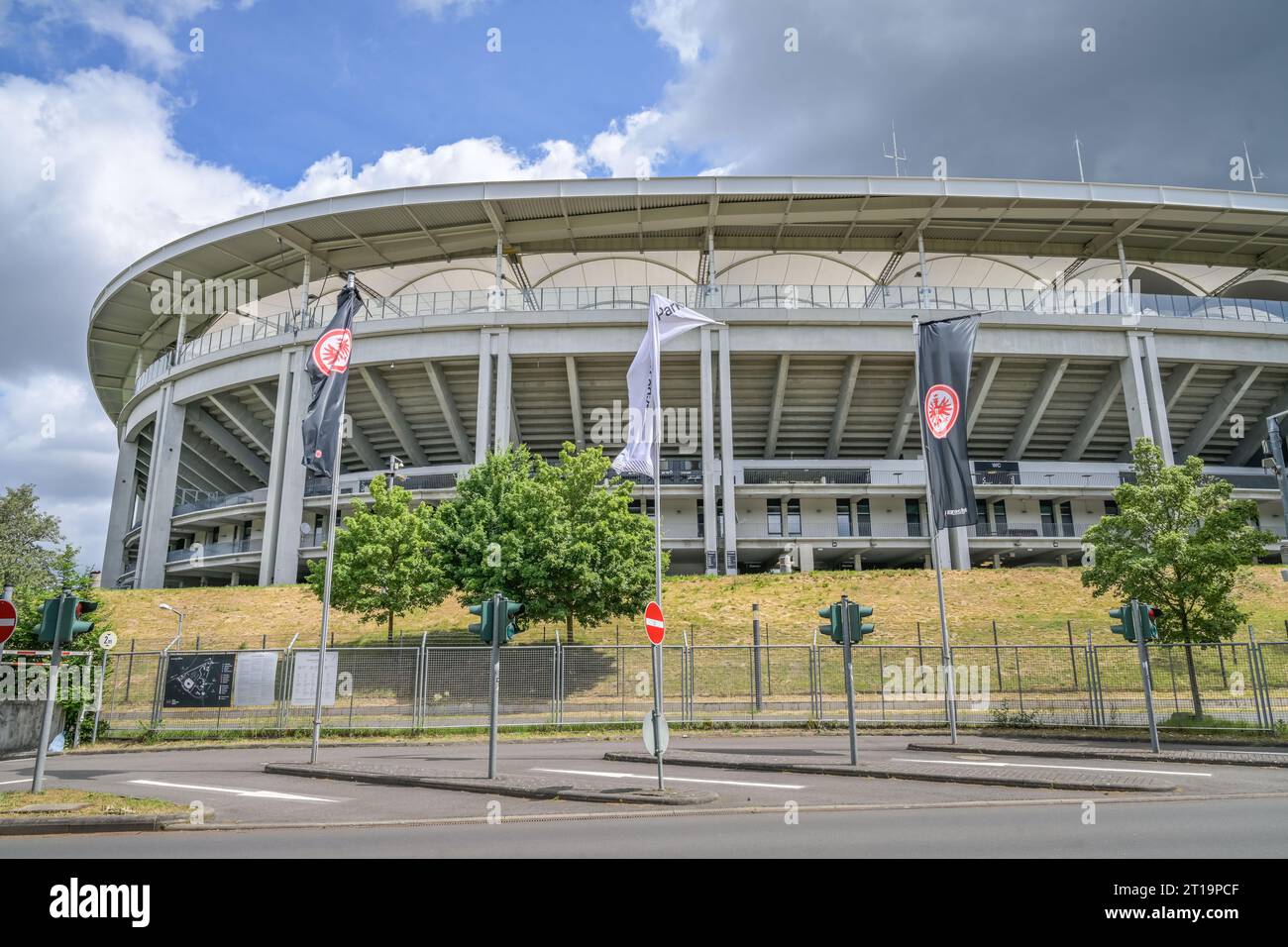 Stadion Deutsche Bank Park, Frankfurt am Main, Hessen, Deutschland Foto Stock