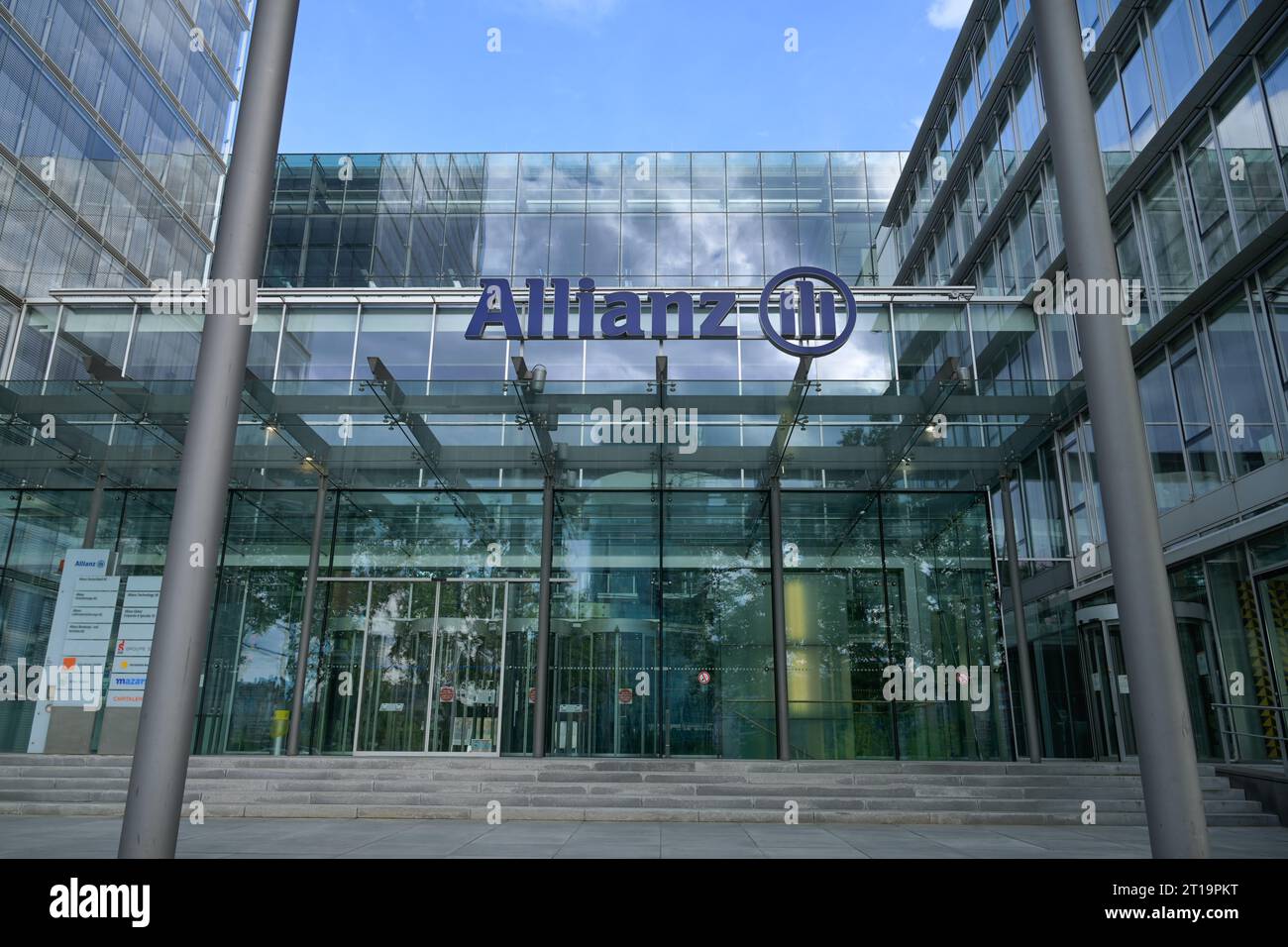 Allianz Beratungs- und Vertriebs-AG Frankfurt, Theodor-Stern-Kai, Frankfurt am Main, Hessen, Deutschland Foto Stock