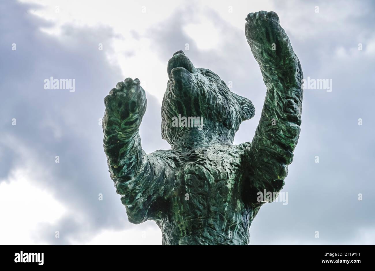 Berliner Bär, Berliner Platz, Lindau, Bayern, Deutschland Foto Stock