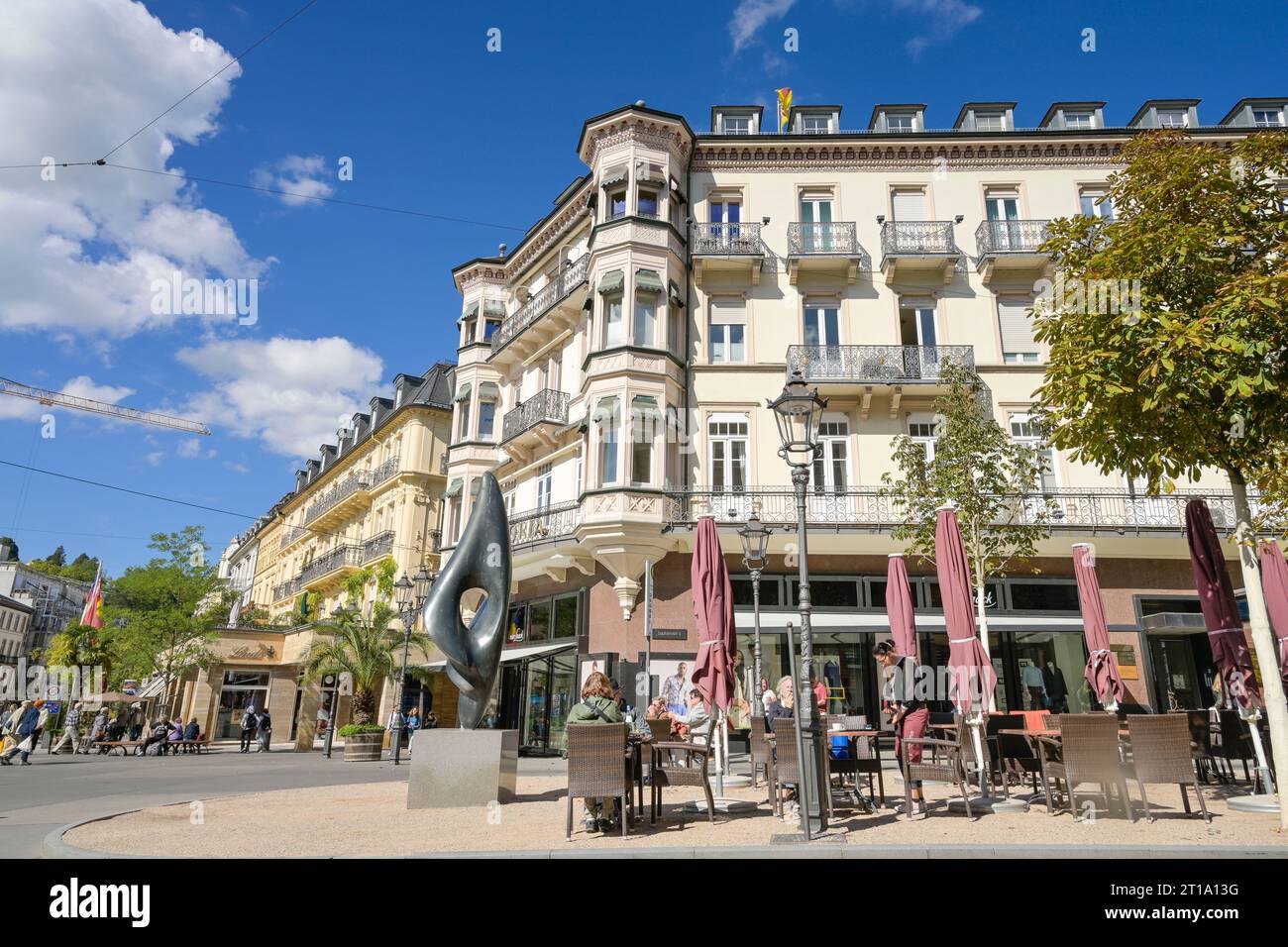 Altbauten, Sophienstraße, Altstadt, Baden-Baden, Baden-Württemberg, Germania Foto Stock