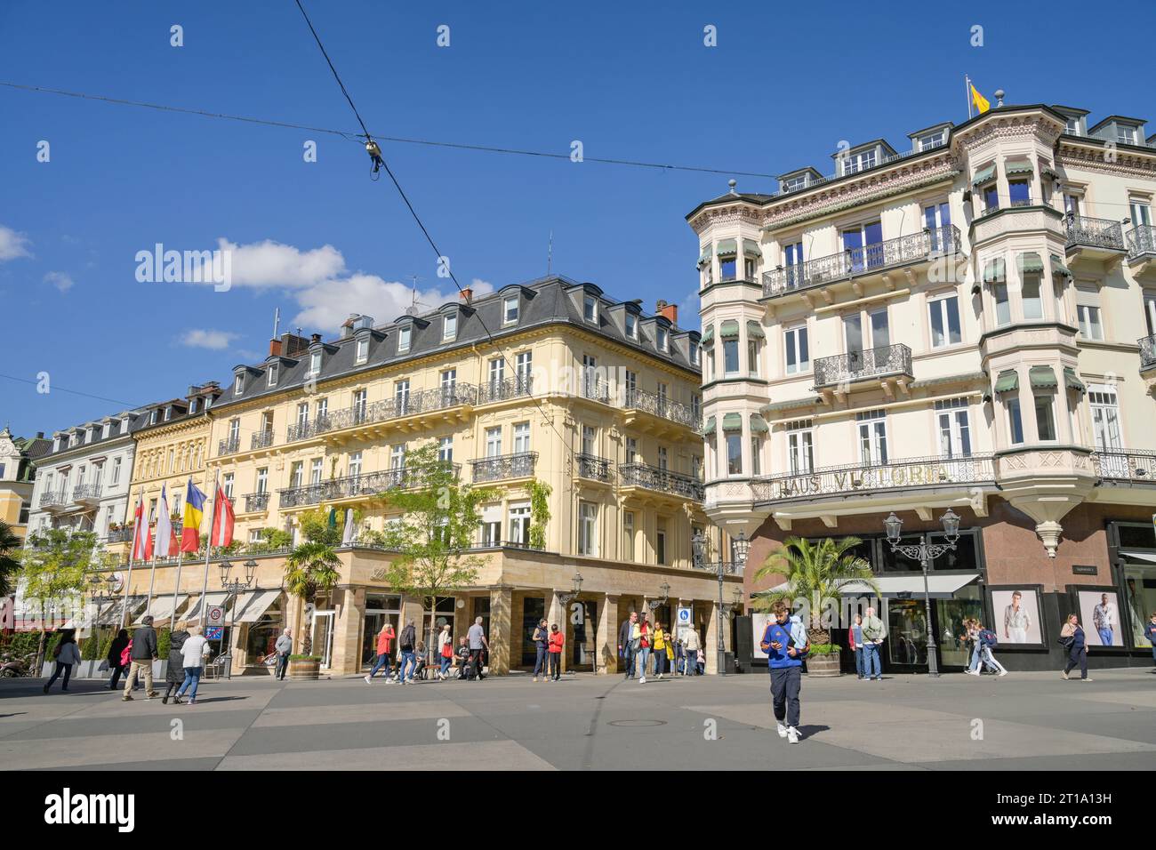 Altbauten, Sophienstraße, Altstadt, Baden-Baden, Baden-Württemberg, Germania Foto Stock