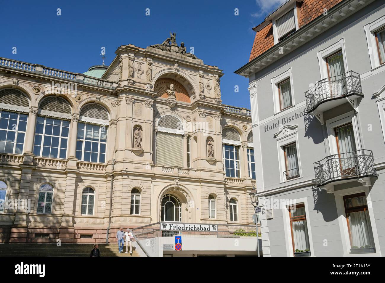 Friedrichsbad, Römerplatz, Baden-Baden, Baden-Württemberg, Germania Foto Stock