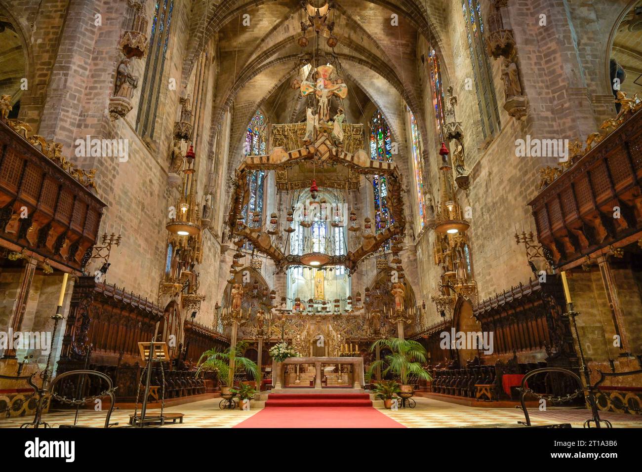 Königliche Kapelle presbiterium, Kathedrale, Catedral de Palma de Mallorca, Palma, Mallorca, Spanien Foto Stock