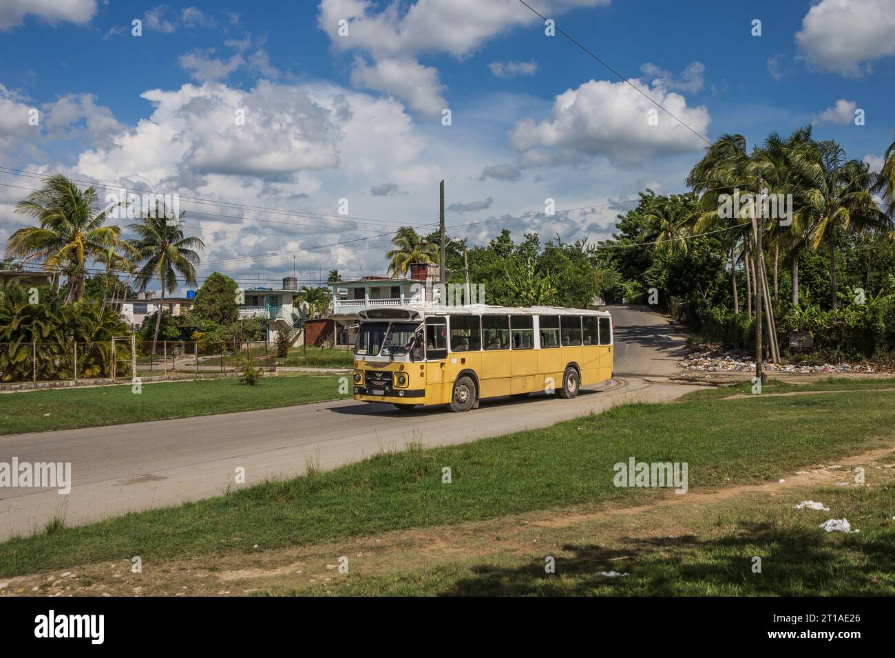 8.09.2022 Cuba, l'Avana, Guanabacoa. Ho incontrato accidentalmente DAF MB200 durante un breve viaggio dopo aver chiesto al conducente di farlo. Foto Stock