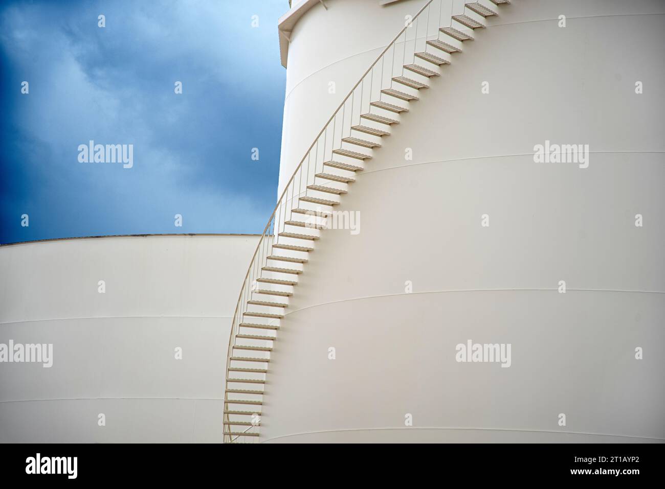 Serbatoi di stoccaggio, United Oil, Boise, Idaho Foto Stock