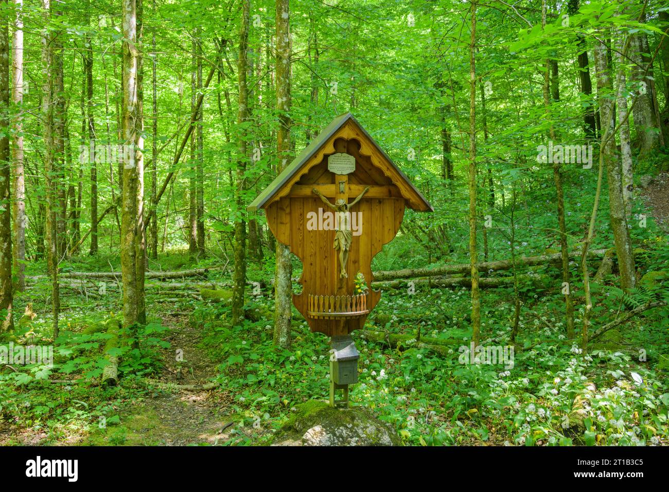 Marterl, Tormaeuer Hike, Puchenstuben, bassa Austria, Austria Foto Stock