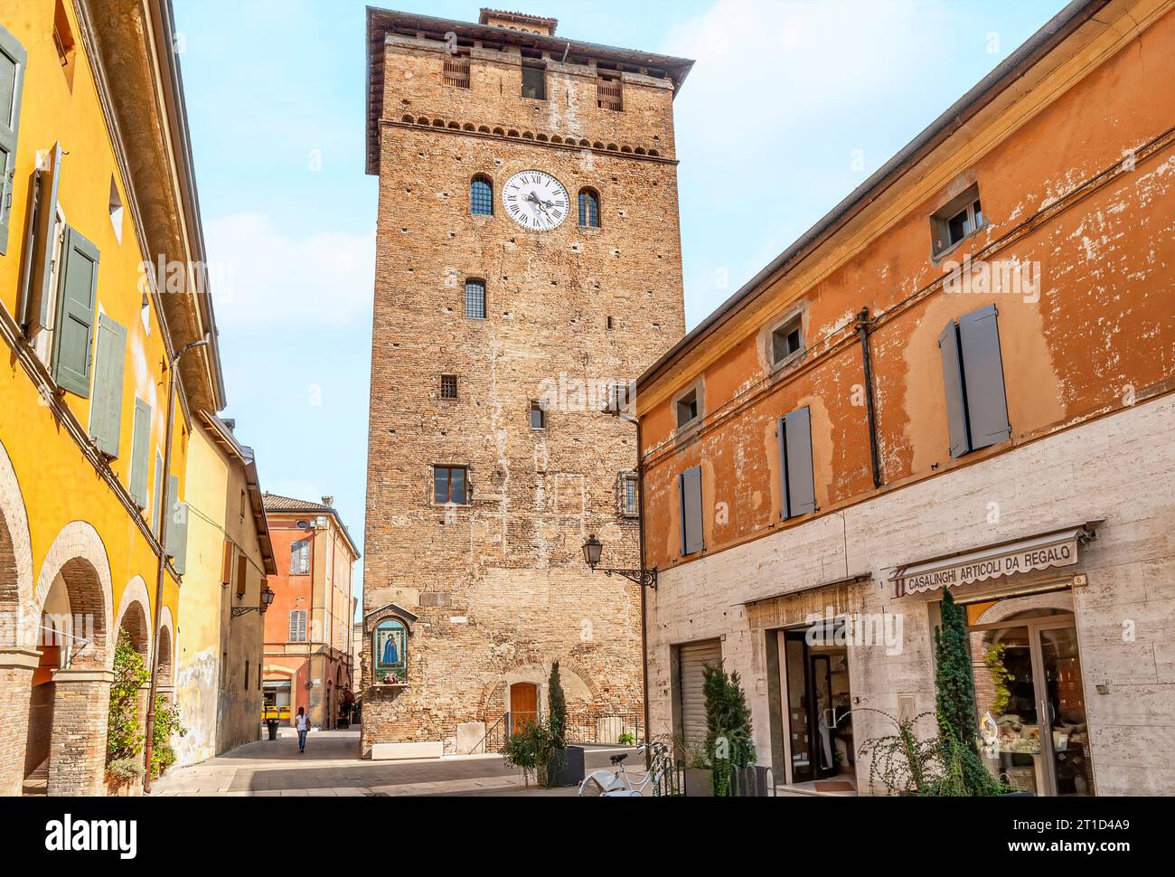 Torre dei Modenesi a Nonantola, Emilia-Romagna, Italia Foto Stock