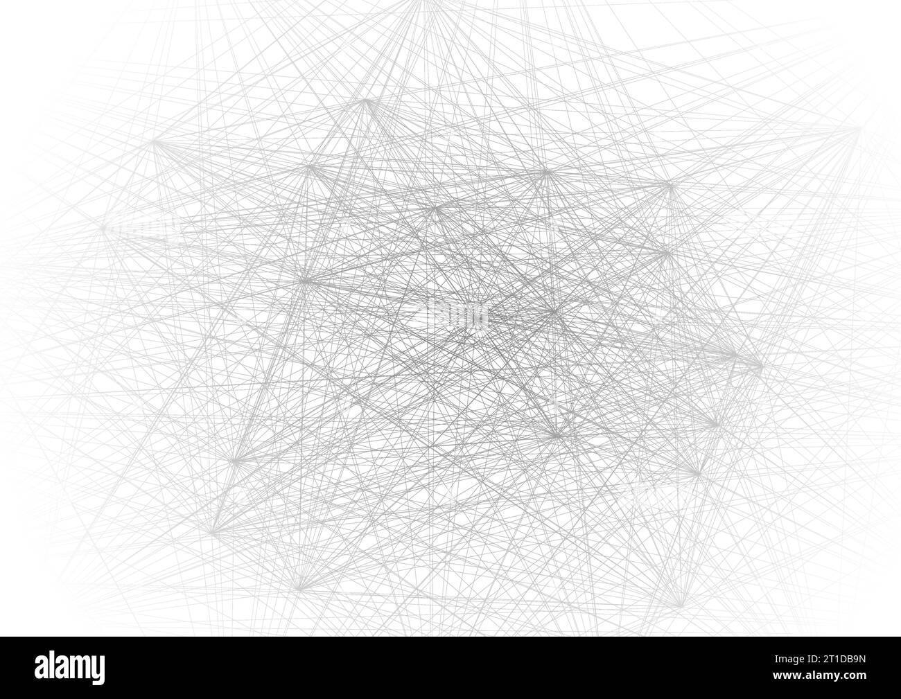 Linee di rete grigie sottili a bassa poli astratte background tecnico. Progettazione vettoriale Illustrazione Vettoriale