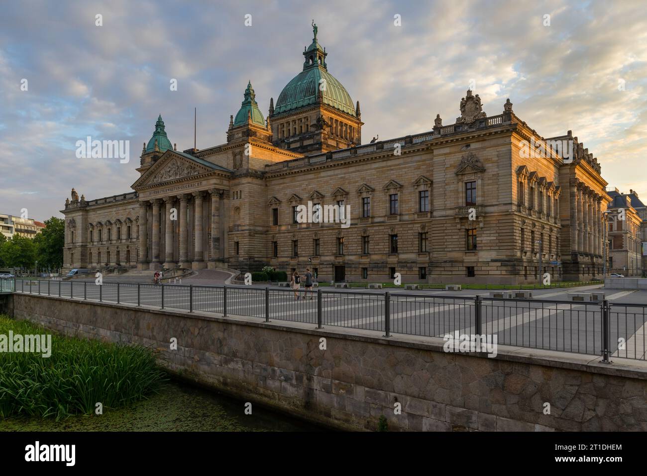 Il Tribunale amministrativo federale di Lipsia, in Sassonia, Germania, Europa Foto Stock