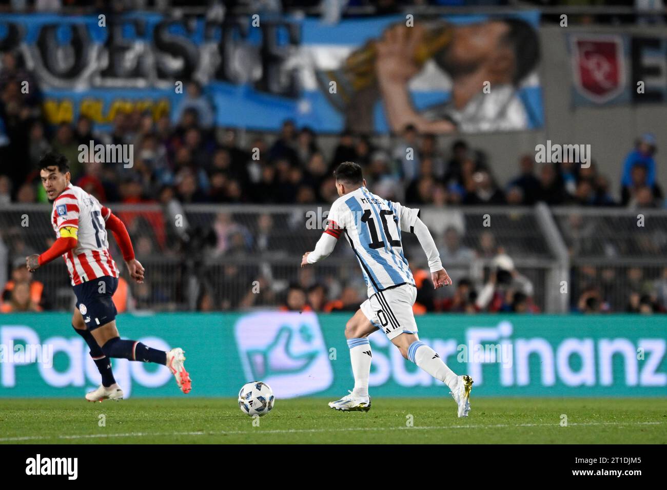 BUENOS AIRES, ARGENTINA 12 OTTOBRE L'argentino Lionel messi durante
