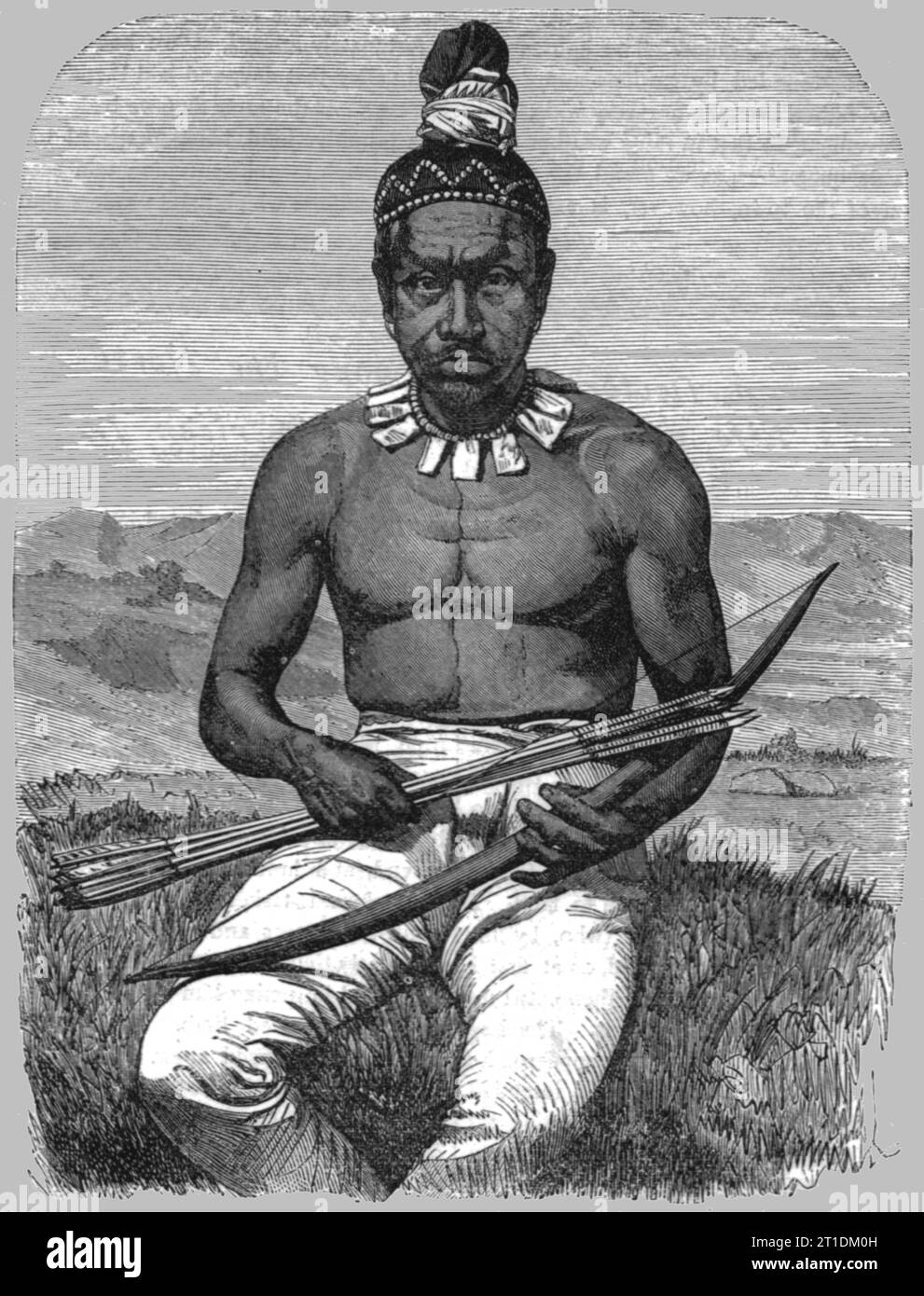 "Indian of Oregan; A Doctors Life Among the North-American Indians", 1875. Da "Illustrated Travels" di H.W. Bates. [Cassell, Petter e Galpin, c1880, Londra] e Galpin. Foto Stock