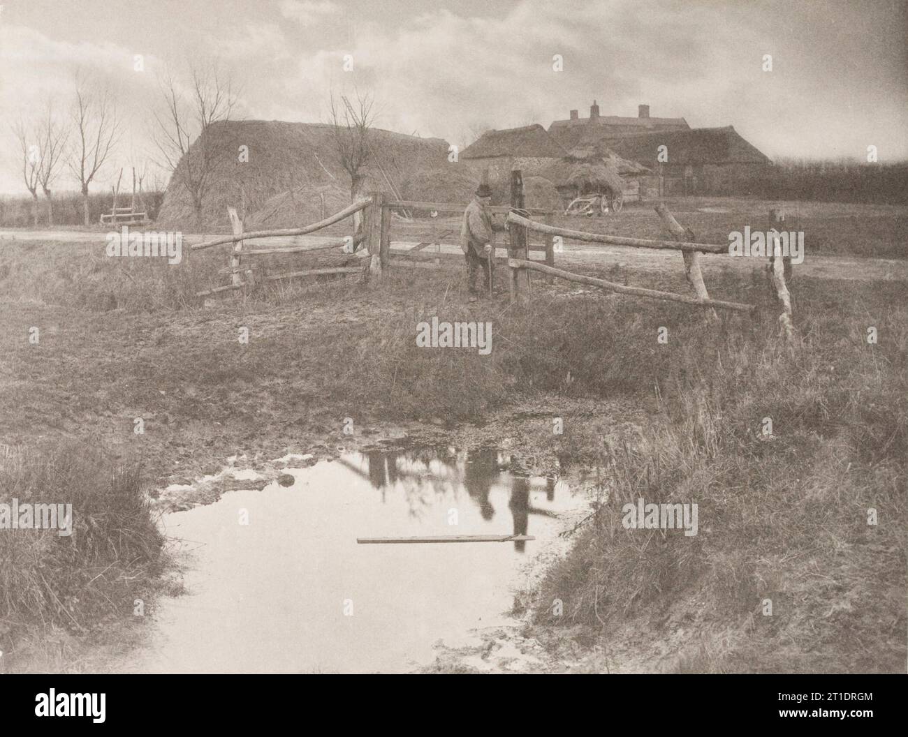Una Marsh Farm, 1886. Piastra: Piastra XXIX. Foto Stock