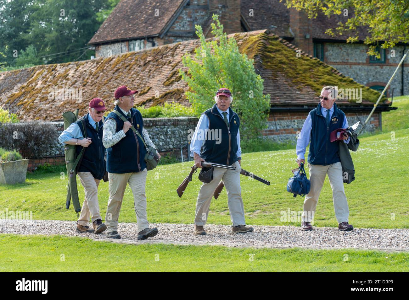 Personale della Royal Berkshire Shooting School. Data foto: Mercoledì 24 maggio 2023. Foto: Richard Gray/Alamy Foto Stock