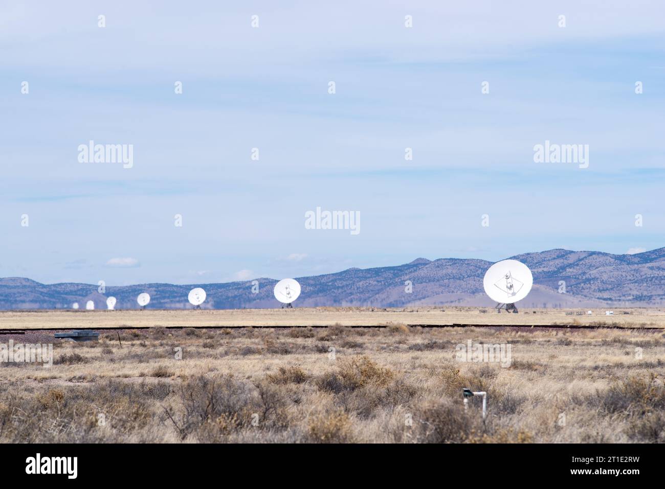 I piatti satelite del Very Large Array nel New Mexico. Foto Stock