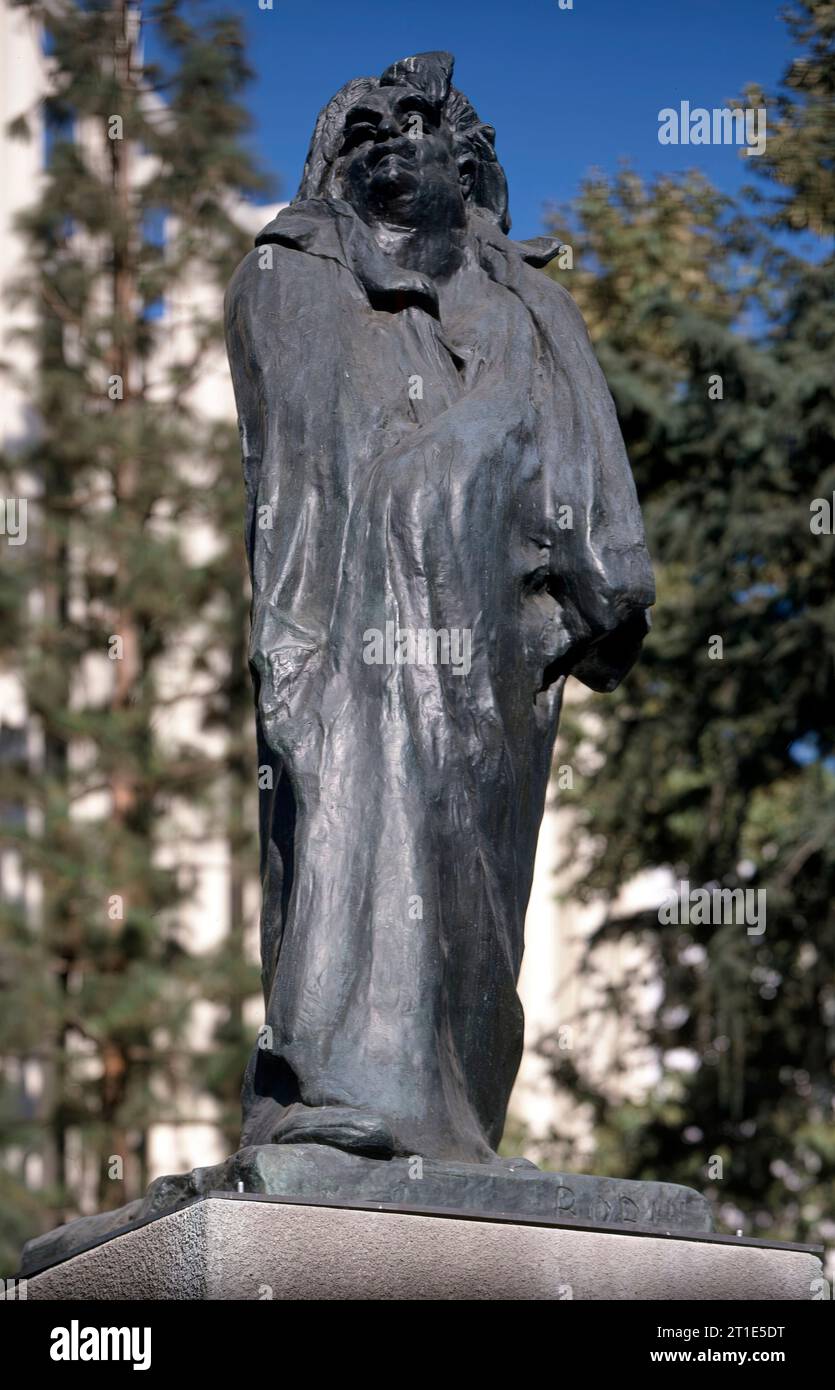 Monumento all'onore di Balzac, questo cast 1967 (Musee Rodin 9/12). Foto Stock