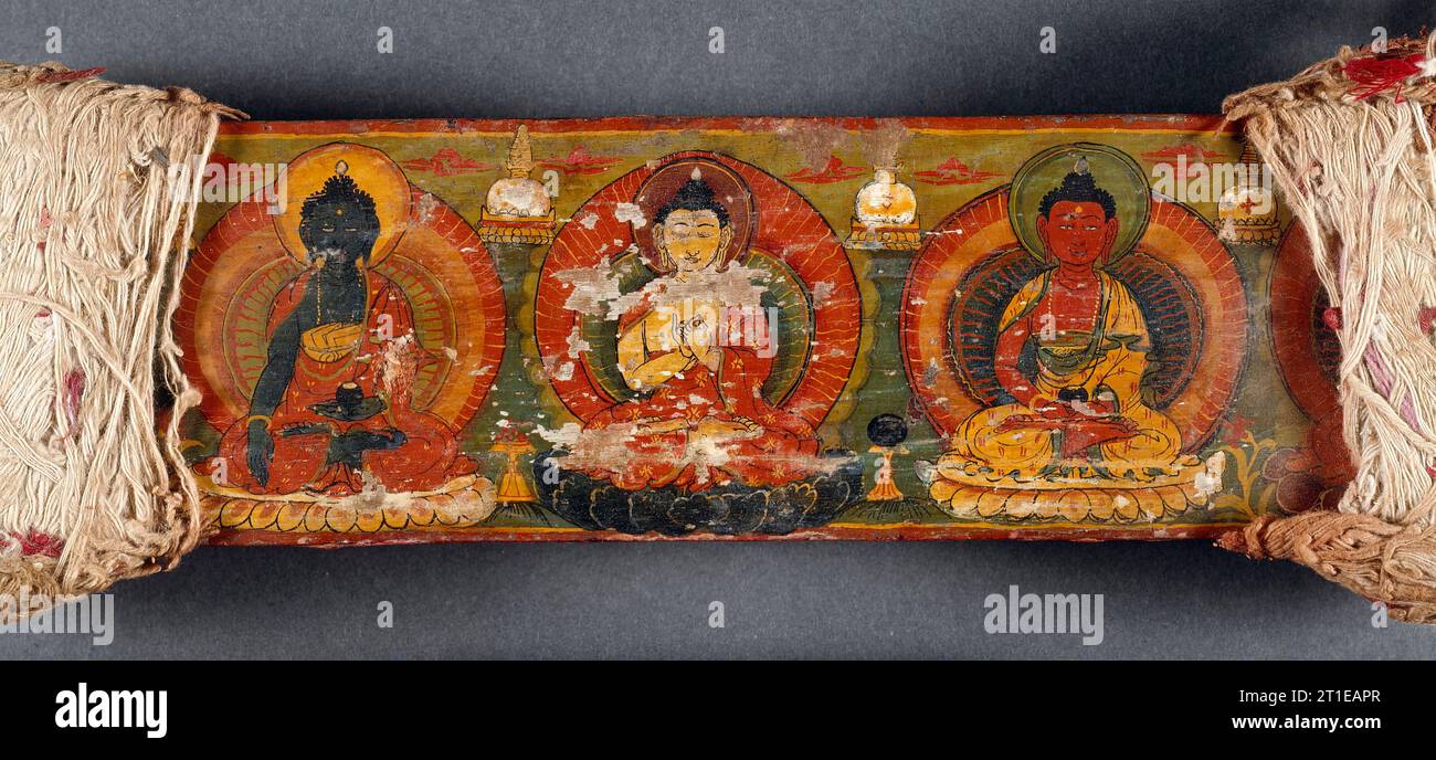 A Pancharaksha (The Five Protective Charms) manoscritto (immagine 1 di 2), 1755. Foto Stock