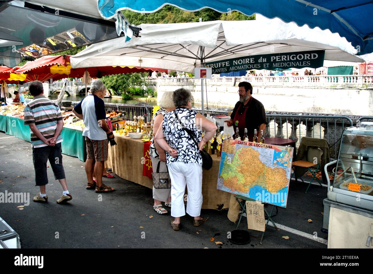 Il venditore di tartufi francese Foto Stock