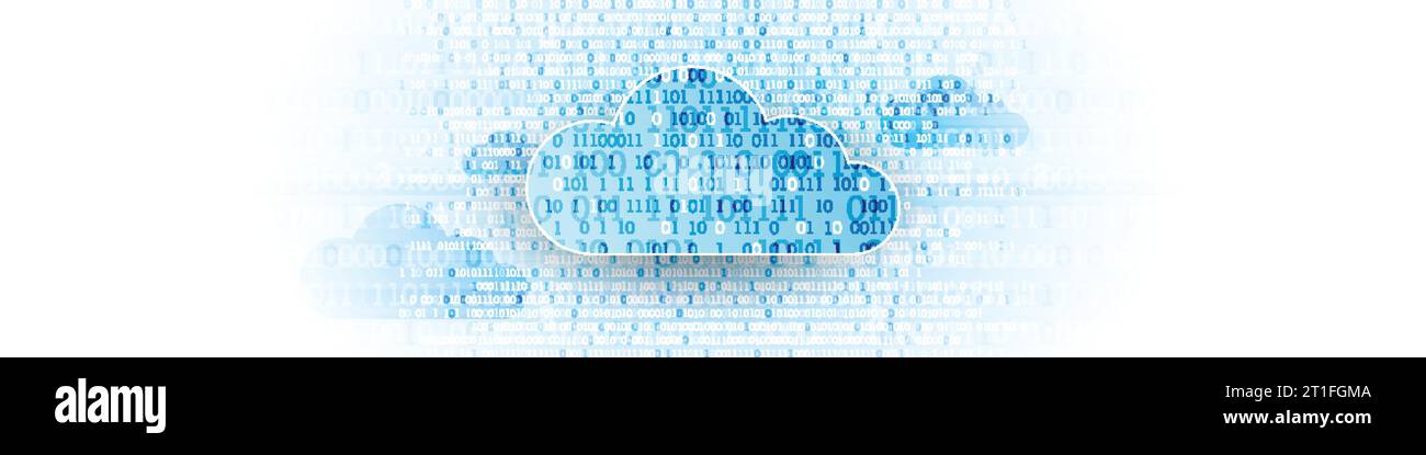 Web Cloud Technology - contesto astratto aziendale. Vettore Illustrazione Vettoriale